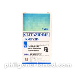 Ceftazidime FORTZID 1g Vial 1's