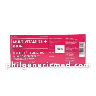 Multivitamins + Iron IBERET - FOLIC 500 Film Coated Tablet 100's - Image 4