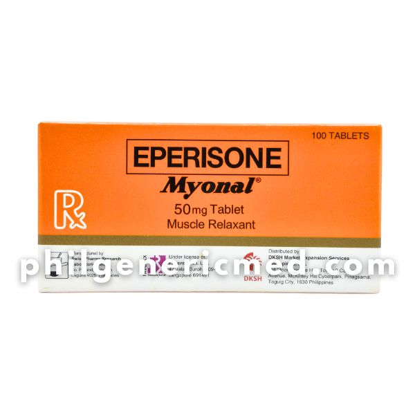 Eperisone MYONAL 50mg Tablet 100's