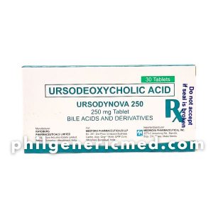 Ursodeoxycholic Acid URSODYNOVA 250 250mg Tablet 30's