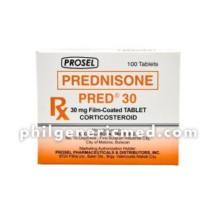 Prednisone PRED 30 30mg Film-Coated Tablet 100's
