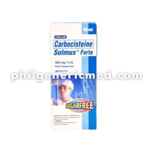 Carbocisteine SOLMUX FORTE 500mg/5mL 60mL