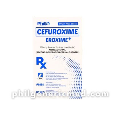 Cefuroxime EROXIME+ 750mg Powder for Injection 1 vial + 10mL Diluent