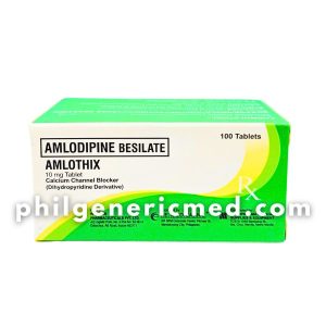 Amlodipine Besilate AMLOTHIX 10mg Tablet 100's