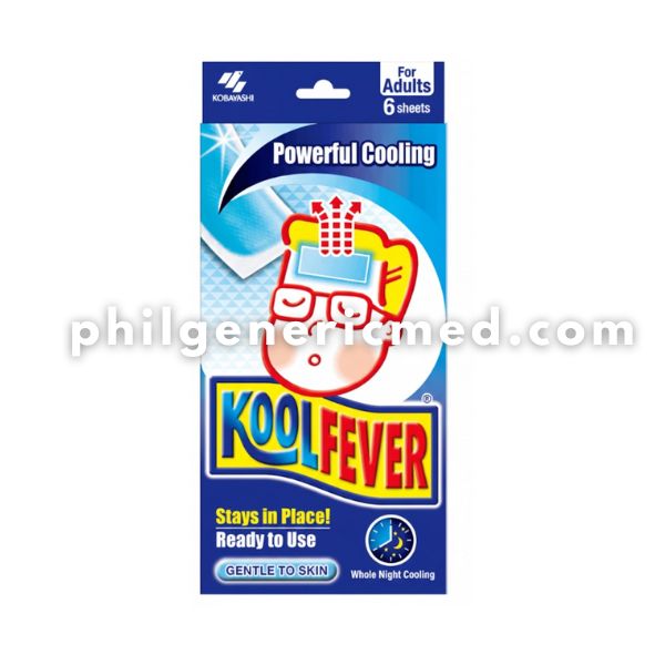 Kool Fever Adults Sheets 6's
