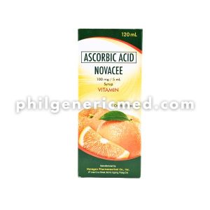 Ascorbic Acid NOVACEE 100mg/5ml Syrup 120ml