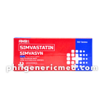 Simvastatin SIMVASYN 20mg Film-Coated Tablet 100's