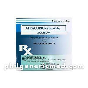 Atracurium Besilate ACURIUM 10 mg/mL Solution for Injection Ampoules 2.5mL X 5's