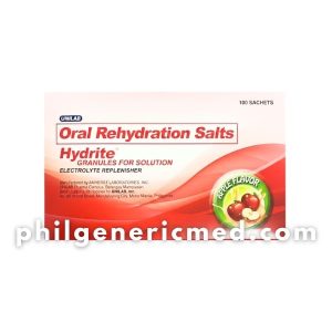Oral Rehydration Salts HYDRITE Apple Flavor Granules for Solution 4.1grams Sachets 100's