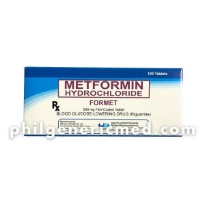 Metformin Hydrochloride FORMET 500mg Film-Coated Tablet 100's