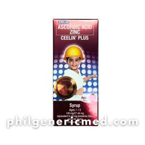Ascorbic Acid Zinc CEELIN PLUS 100mg Apple Flavor Syrup 60ml