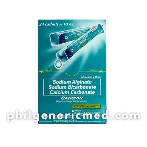 Gaviscon (Peppermint) Oral Suspension 10mL Sachets 24's