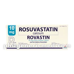 Rosuvastatin Calcium ROVASTIN 10mg Film-Coated Tablet 100's