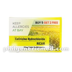 Cetirizine Hydrochloride RICAM 10mg Tablet 168's