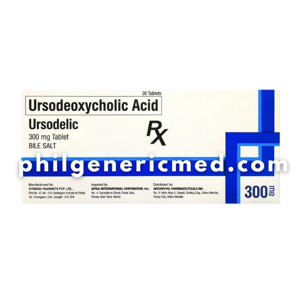 Ursodeoxycholic Acid URSODELIC 300 mg 30's