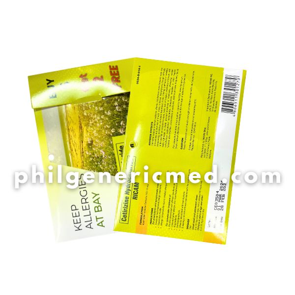 Cetirizine Hydrochloride RICAM 10mg Tablet 168's - Image 3