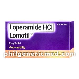 Loperamide HCl LOMOTIL 2mg Tablet 100's