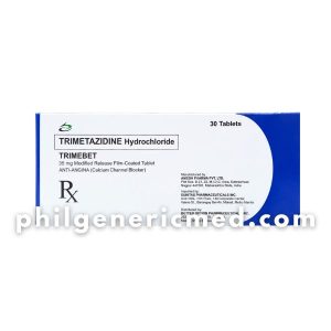 Trimetazidine Hydrochloride TRIMEBET 35mg Modified-Release Film-coated Tablet 30's