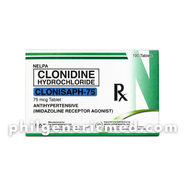 Clonidine Hydrochloride CLONISAPH-75 75mg Tablet 100's