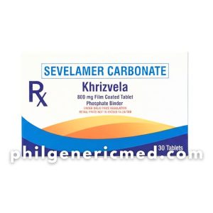 Sevelamer carbonate KHRIZVELA 800mg Film-Coated Tablet 30's