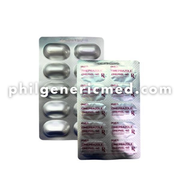 Omeprazole OMEPHIL-40 40mg Delayed-Release Capsule 100's - Image 2