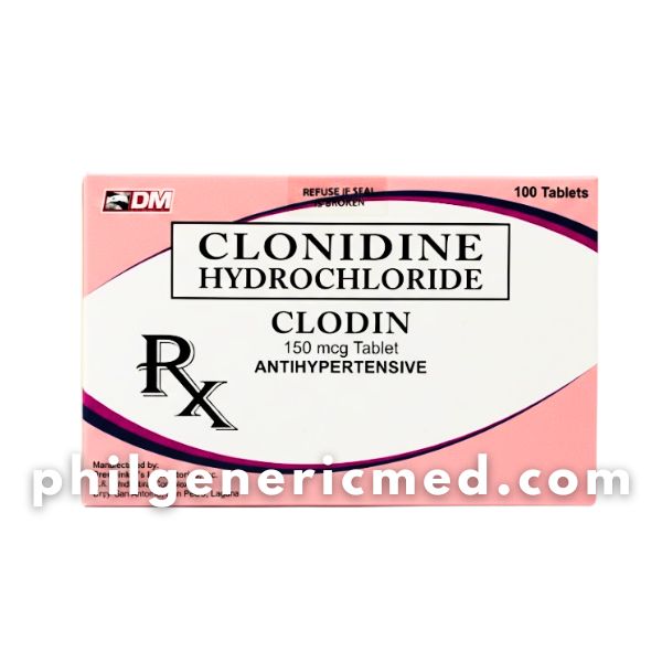 Clonidine Hydrochloride CLODIN 150mcg Tablet 100's