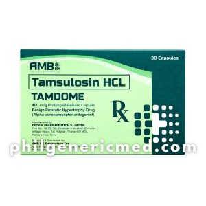 Tamsulosin HCL TAMDOME 400mcg Prolonged-Release Capsule 30's
