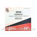 Iron ANEMLES 20mg/mL (100mg/5mL) Solution for Injection (IV) 5mL x Ampoules 5's