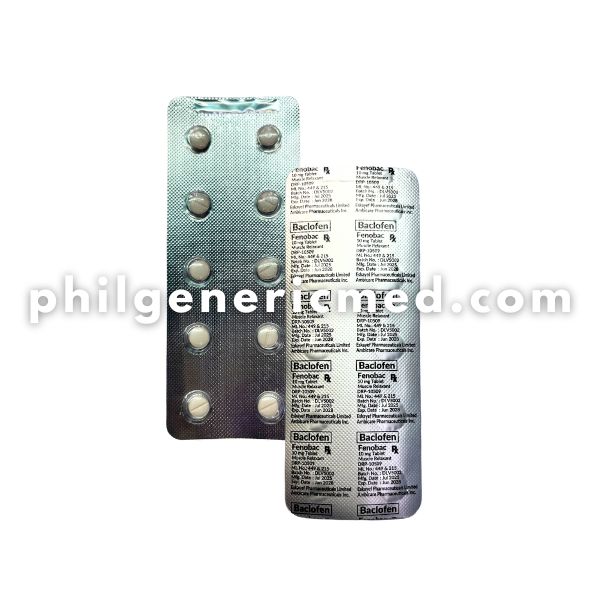 Baclofen FENOBAC 10mg Tablet 50's - Image 2