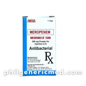 Meropenem MEROBEST 500 500 mg Powder for Injection Vial 1's