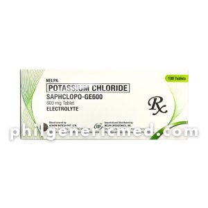 Potassium Chloride SAPHCLOPO-GE600 600mg Tablet 100's