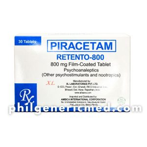Piracetam RETENTO-800 800 mg Film-Coated Tablet 30's