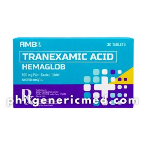 Tranexamic Acid HEMAGLOB 500mg Film-Coated Tablet 30's