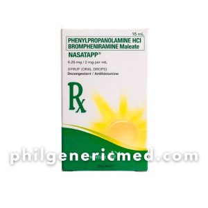 Phenylpropanolamine HCl + Brompheniramine Maleate NASATAPP Syrup (Oral Drops) 15ml