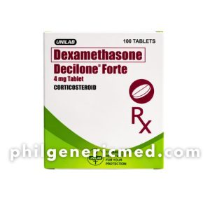 Dexamethasone DECILONE FORTE 4mg Tablet 100's