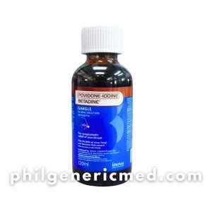 Povidone-Iodine BETADINE Gargle 120ml 1's
