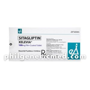 Sitagliptin XELEVIA 100 mg Film-Coated Tablets 28's