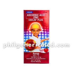 Ascorbic Acid + Zinc CEELIN PLUS Syrup 120ml 1's