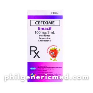 Cefixime EMACIF 100mg/5mL Powder for Suspension 60ml 1's