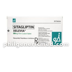 Sitagliptin XELEVIA 50mg Film-Coated Tablet 28's