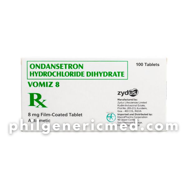 Ondansetron Hydrochloride Dihydrate VOMIZ 8 Tablet 100's