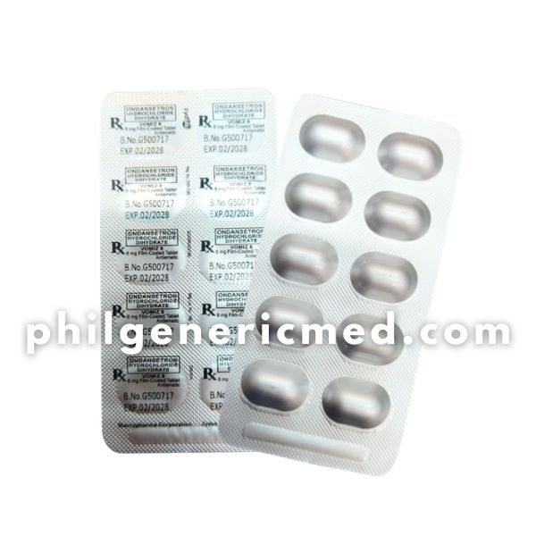 Ondansetron Hydrochloride Dihydrate VOMIZ 8 Tablet 100's - Image 2