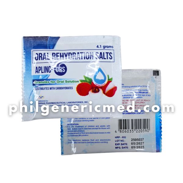 Oral Rehydration Salts APLINC-ORS Lychee Flavor 4.1grams Sachets 30's - Image 5