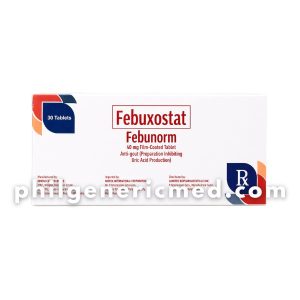 Febuxostat FEBUNORM 40mg Film-Coated Tablet 30's