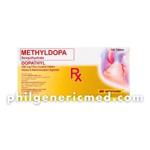 Methyldopa DOPATHYL 250mg Film-Coated Tablet 100's