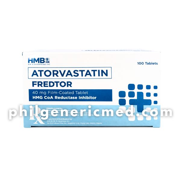 Atorvastatin FREDTOR 40mg Film-Coated Tablet 100's