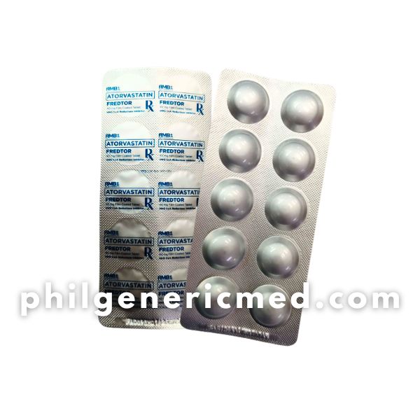 Atorvastatin FREDTOR 40mg Film-Coated Tablet 100's - Image 2