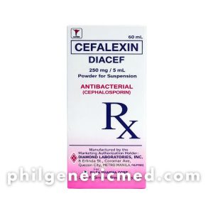 Cefalexin DIACEF 250mg/5mL Powder for Suspension 60mL 1's