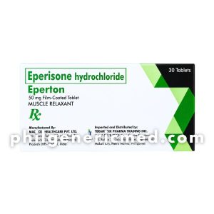 Eperisone Hydrochloride EPERTON 50mg Film-Coated Tablet 30's