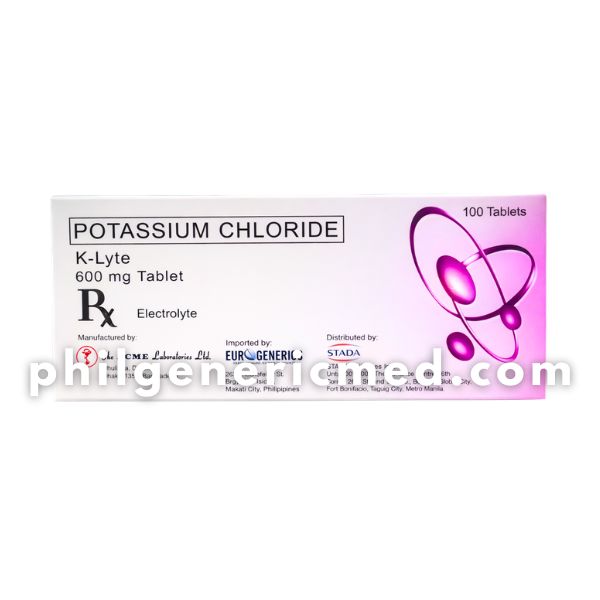 Potassium Chloride K-LYTE 600mg Tablet 100's